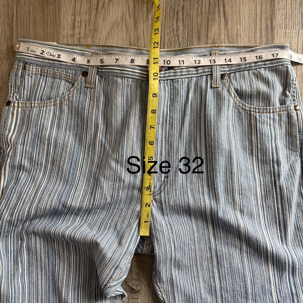 Wrangler Sunset 651 Stripe Mid-Rise Straight Jeans NWT - Picture 8 of 15